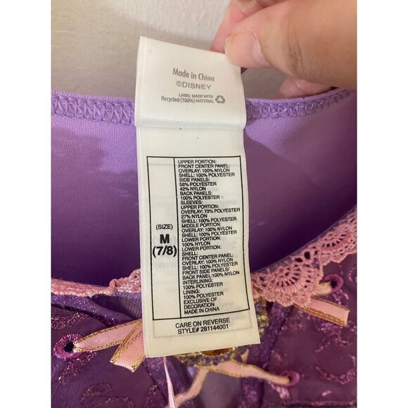The Disney Store Girls Purple Repunzel Cosplay Costume Dress - Medium - Picture 4 of 12